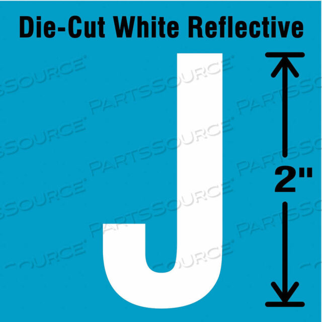 OEM#: DWR-2-J-5Вырубная этикетка с буквами J 2IN H PK5 от Strance, Inc.