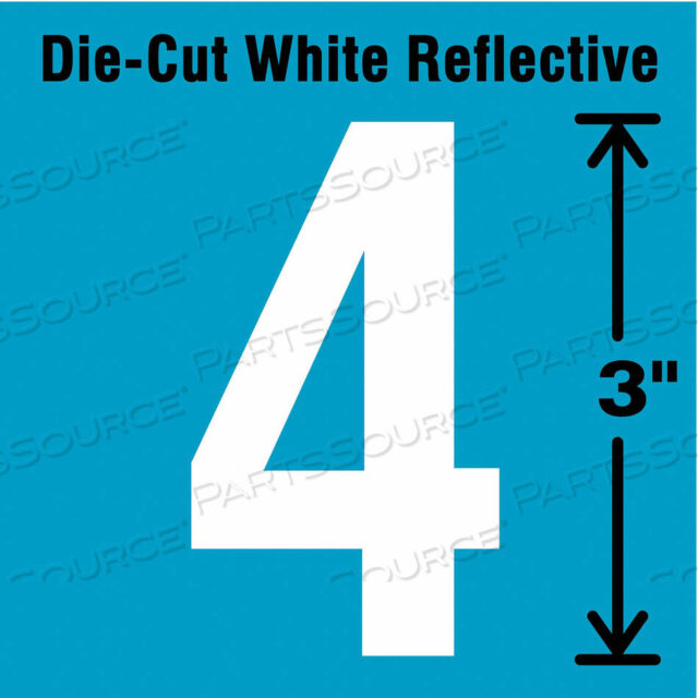 OEM#: DWR-3-4-5ЭТИКЕТКА С НОМЕРОМ ВЫРЕЗКИ 4 3 ДЮЙМА H PK5 от Strance, Inc.