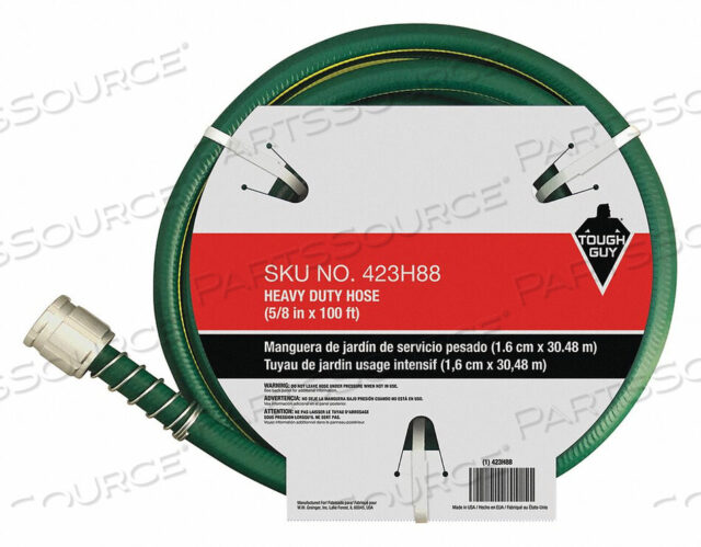 OEM#: 423H88ВОДЯНОЙ ШЛАНГ 5/8 I.D.100 ФУТОВ. ПВХ от Tough Guy