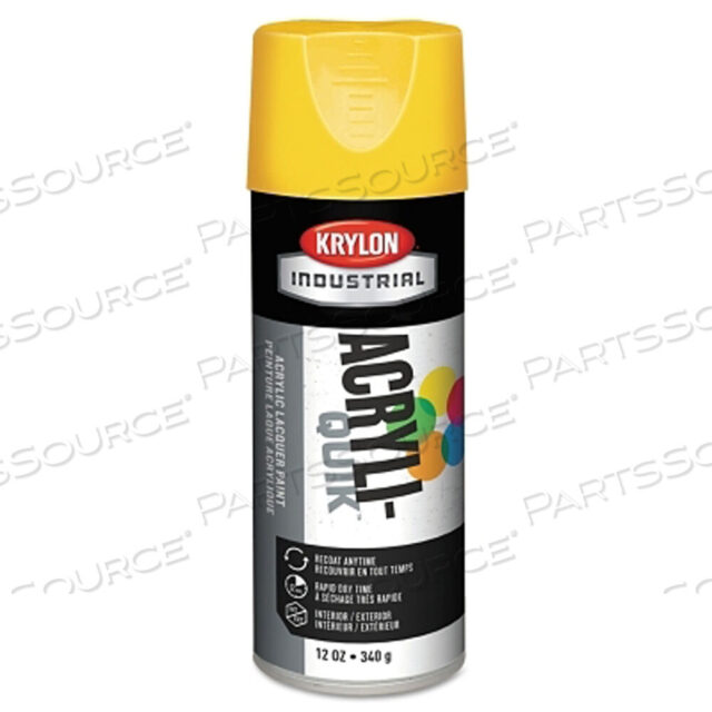 OEM#: K01806A07INTERIOR/EXTERIOR INDUSTRIAL MAINTENANCE PAINT, 12 OZ AEROSOL CAN, SUN YELLOW by Krylon