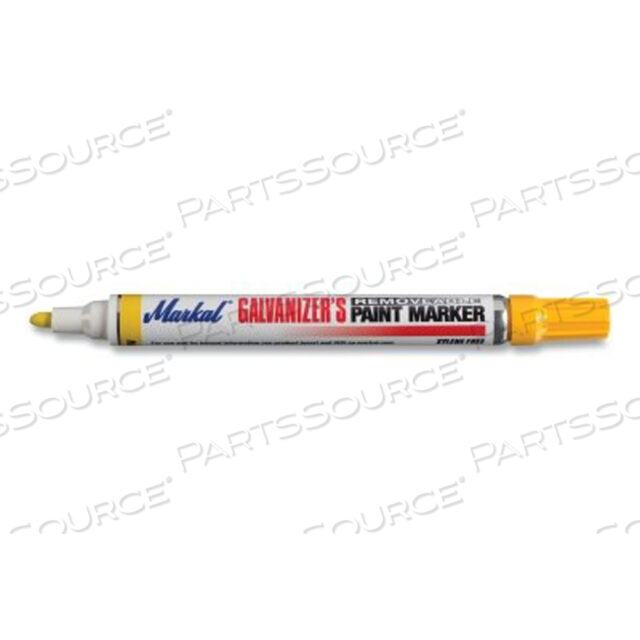 OEM#: 028786GALVANIZERS REMOVABLE PAINT MARKER, YELLOW, MEDIUM TIP, BULLET от Markal