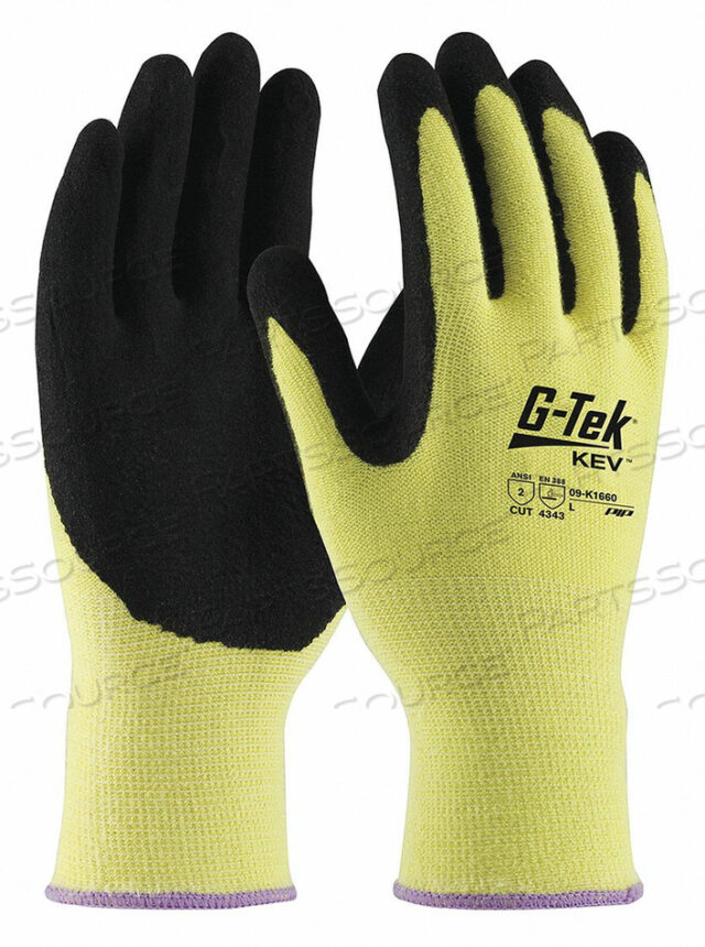 OEM#: 09-K1660/LKEVLAR ПЕРЧАТКИ С МИКРО ПОКРЫТИЕМ НИТРИЛОМ НА ЛАДОНИ И ПАЛЬЦАХ, СРЕДНИЙ ВЕС, L от Protective Industrial Products
