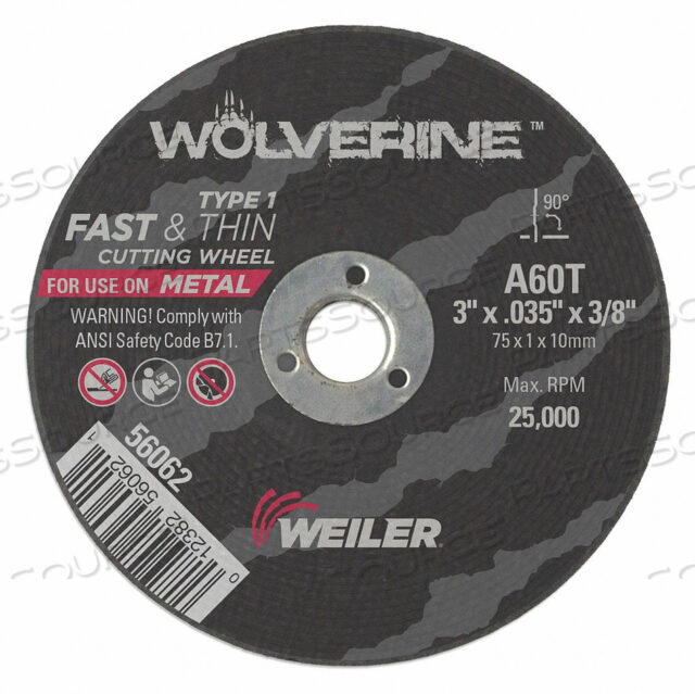 OEM#: 56062CW 3 X 0.035 X 3/8 A60TWB от Wolverine