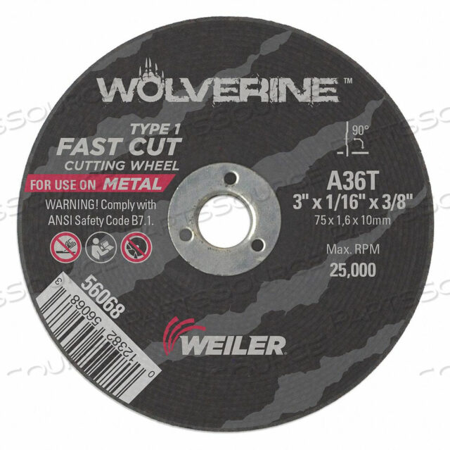 OEM#: 56068CW 3 X 1/16 X 3/8 A36TWB от Wolverine