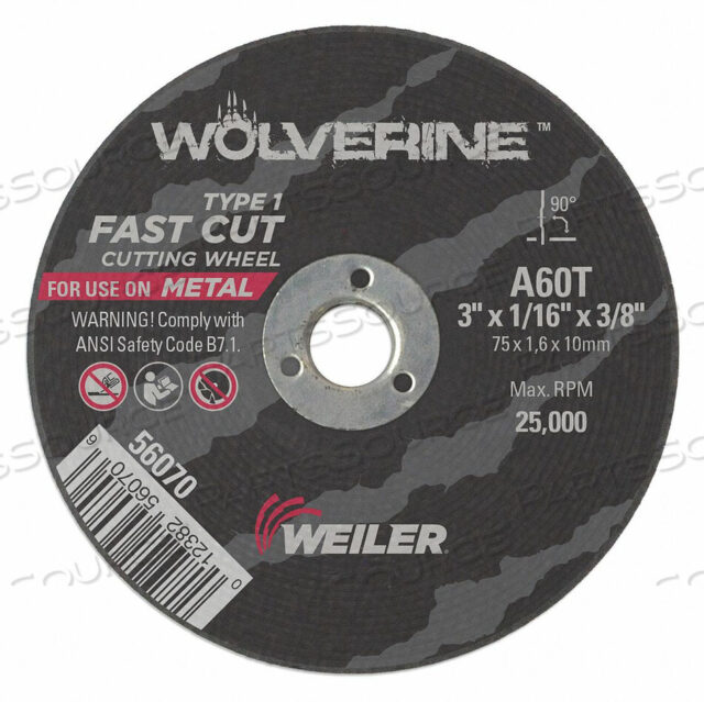 OEM#: 56070CW 3 X 1/16 X 3/8 A60TWB от Wolverine