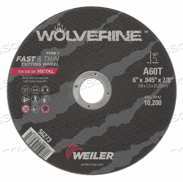 OEM#: 56273CW 6 X 0.045 X 7/8 A60TWB by Wolverine