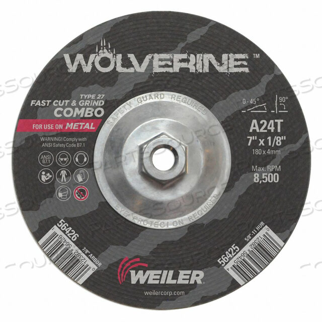 OEM#: 56425CW-7 X 1/8 X 5/8-11 AO (T27) от Wolverine
