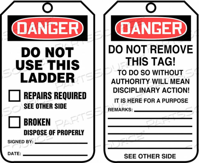 OEM#: TRS331PTPDANGER TAG 5-3/4 X 3-1/4 PK25 от Accuform Manufacturing, Inc.