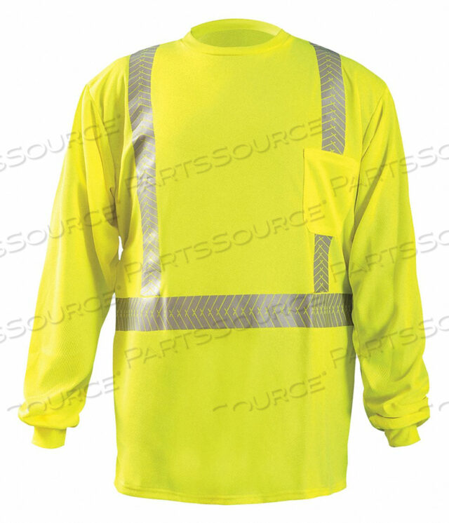 OEM#: LUX-TLSP2B-Y3XФУТБОЛКА С ДЛИННЫМ РУКАВОМ, С СЕГМЕНТИРОВАННОЙ ЛЕНТОЙ, HI-VIS, ЖЕЛТАЯ 3XL от Occunomix