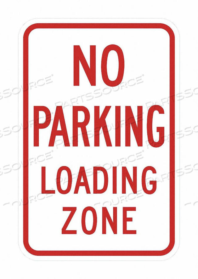 OEM#: T1-1106-DG_12X18NO PARKING SIGN 18 H 12 W ALUMINUM by Lyle Signs Inc.
