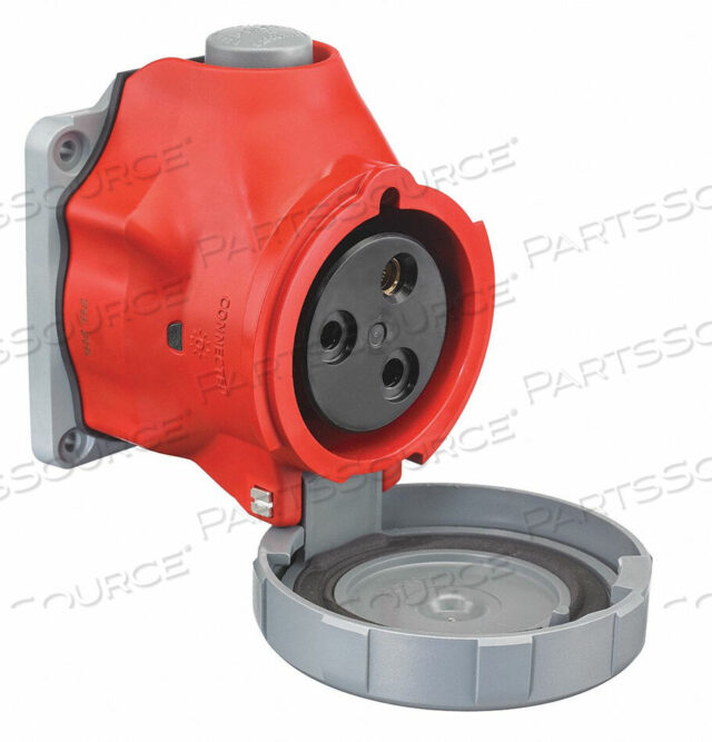 OEM#: HBLS360R7WPШТЫРЬ И РОЗЕТКА 480 В ПЕРЕМЕННОГО ТОКА КРАСНАЯ от Hubbell Incorporated, Wiring Device-Kellums