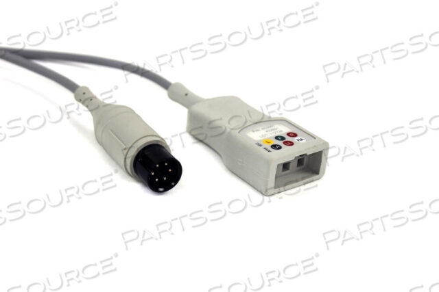 OEM#: 4535614326913 ОТВЕДЕНИЕ, ДВУХКОНТАКТНОЕ, КАБЕЛЬ ЭКГ, 10 ФУТОВ от Philips Healthcare