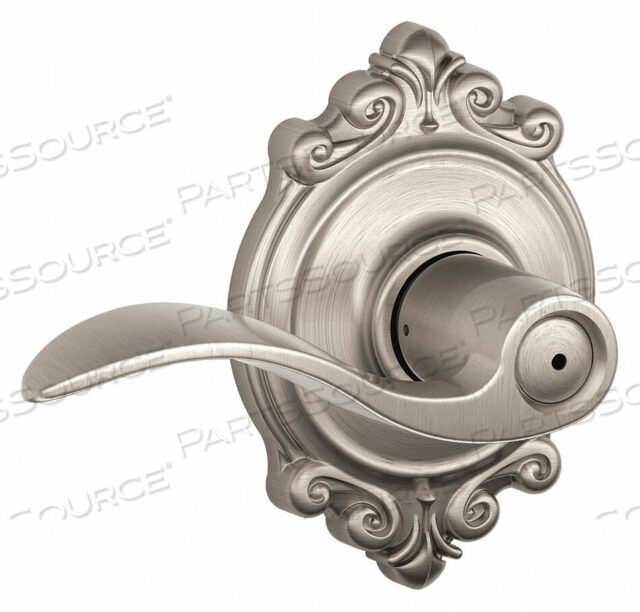 OEM#: F40 ACC 619 BRKDOOR LEVER LOCKSET SATIN NICKEL PRIVACY от Schlage Lock