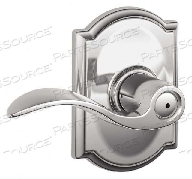 OEM#: F40 ACC 625 CAMDOOR LEVER LOCKSET BRIGHT CHROME PRIVACY от Schlage Lock