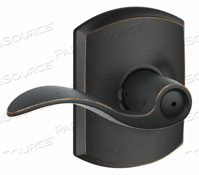 OEM#: F40 ACC 716 GRWLEVER LOCKSET ANTIQUE BRONZE PRIVACY от Schlage Lock