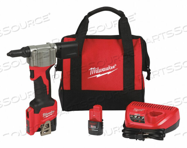 OEM#: 2550-22 НАБОР ИНСТРУМЕНТОВ ДЛЯ ЗАКЛЕПКИ С СИЛОЙ ТЯГИ 2000 ФУНТОВ от Milwaukee Electric Tools