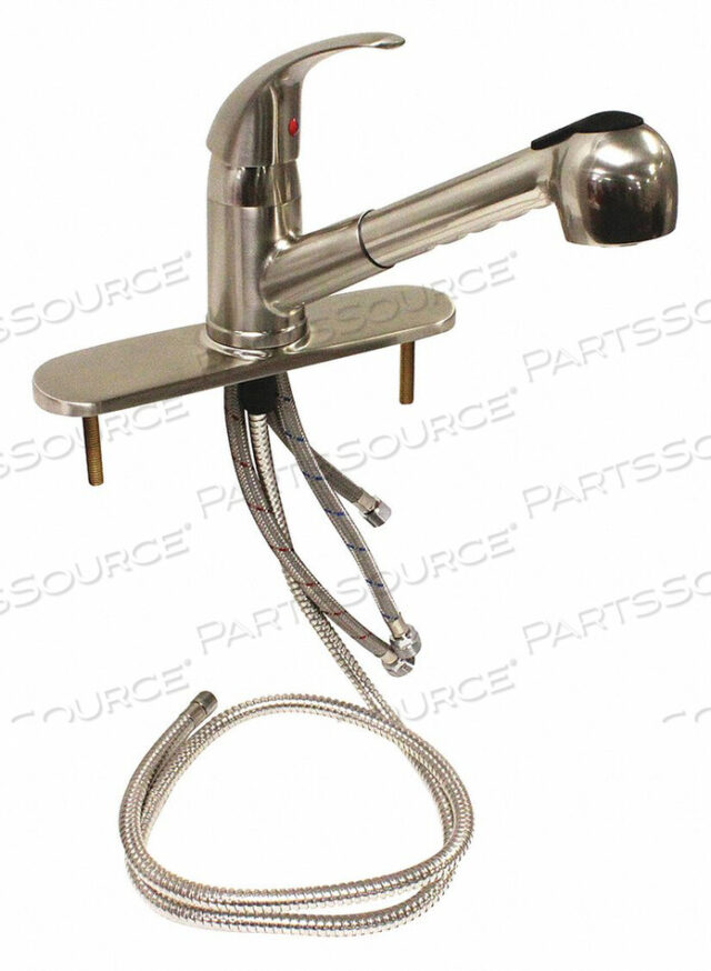 OEM#: 77-2110LOW ARC PULL OUT BRUSHED NICKEL 1.8 GPM от Dominion Commercial Faucets