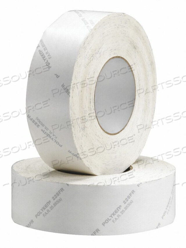 OEM#: 225FR-2FIRE RETARDANT DUCT TAPE WHITE 2 X60YD by Polyken