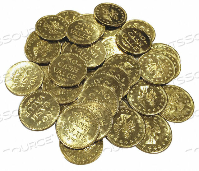 OEM#: TOK-500TOKENS 8 LB. BRASS от Health-Aid Center