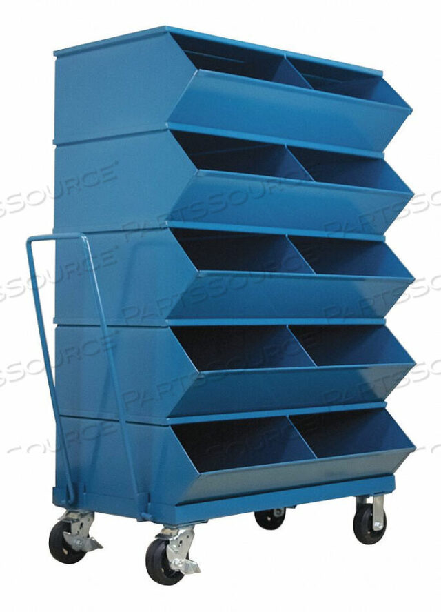 OEM#: 3-510SSMBБЛОК СЕКЦИОННЫХ КОНТЕЙНЕРОВ 10 СИНИЙ 58-5/8 ДЮЙМОВ H от Stackbin Corporation