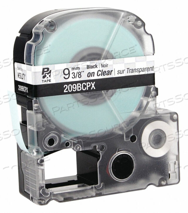 OEM#: 209BCPXЭТИКЕТКА ДЛЯ КАРТРИДЖА 3/8 ДЮЙМА W ПРОЗРАЧНАЯ от Epson
