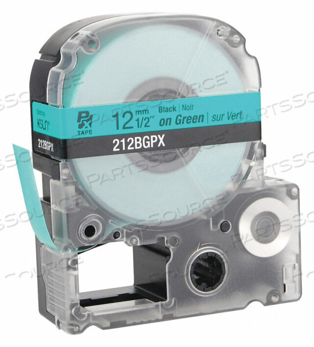OEM#: 212BGPXЭТИКЕТКА ДЛЯ КАРТРИДЖА 1/2 ДЮЙМА W ЗЕЛЕНАЯ от Epson