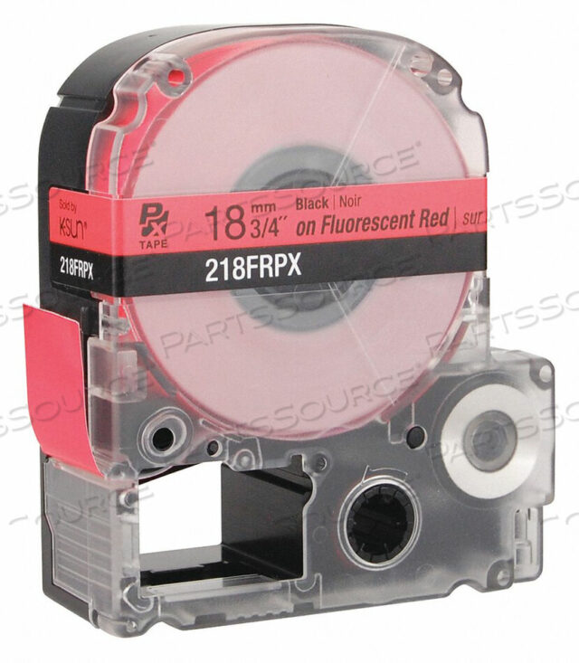 OEM#: 218FRPXЭТИКЕТКА КАРТРИДЖА ЧЕРНАЯ НА ФЛУОРЕСЦЕНТНО-КРАСНОМ от Epson