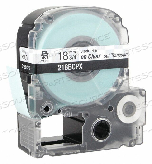OEM#: 218BCPXЭТИКЕТКА ДЛЯ КАРТРИДЖА 3/4 ДЮЙМА W ПРОЗРАЧНАЯ от Epson