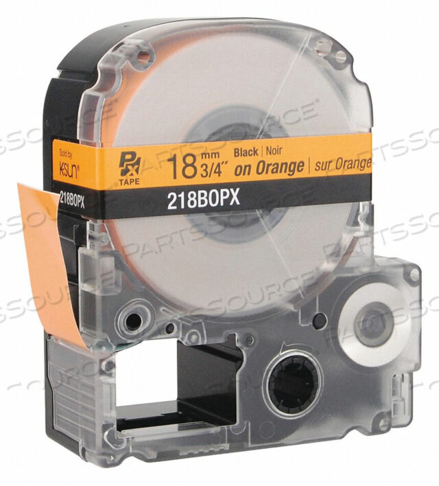 OEM#: 218BOPXCARTRIDGE LABEL 3/4 IN W ORANGE by Epson