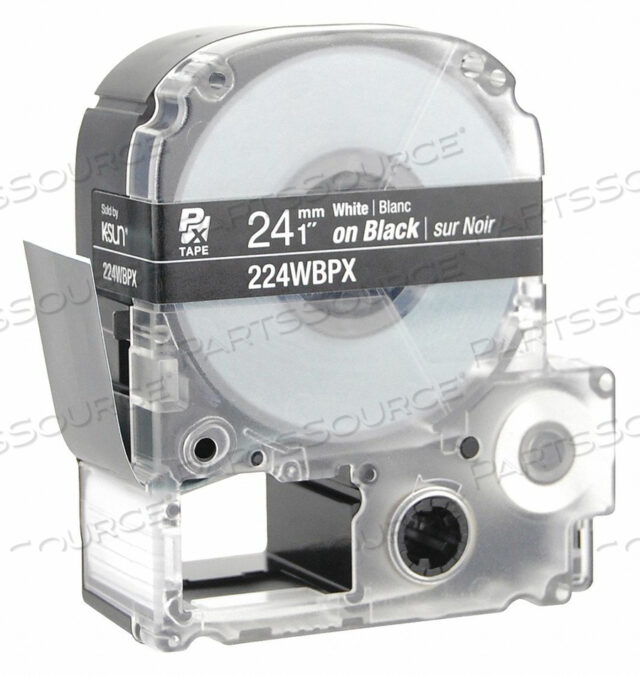 OEM#: 224WBPXЭТИКЕТКА ДЛЯ КАРТРИДЖА 1 ДЮЙМ W ЧЕРНАЯ от Epson