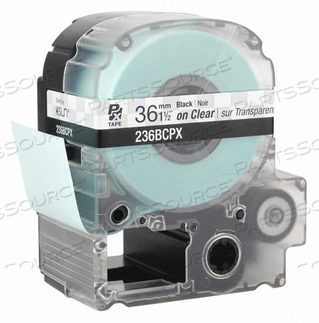 OEM#: 236BCPXЭТИКЕТКА КАРТРИДЖА 30 ФУТОВ L ПРОЗРАЧНАЯ от Epson