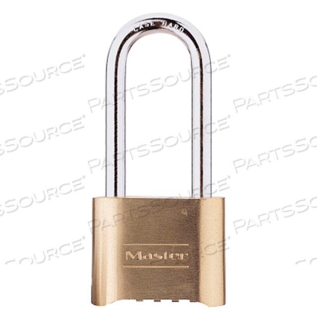 OEM#: 175DLHPADLOCK, ШИРОКИЙ СБРОСНОЙ КОМБИНАЦИИ, ЛАТУНЬ, СКОБА Д X ДИАМЕТР: 2-1/4 X 5/16 ДЮЙМА, Ш 2 ДЮЙМА, КЛЮЧ СМЕНЫ КОМБИНАЦИИ от Master Lock