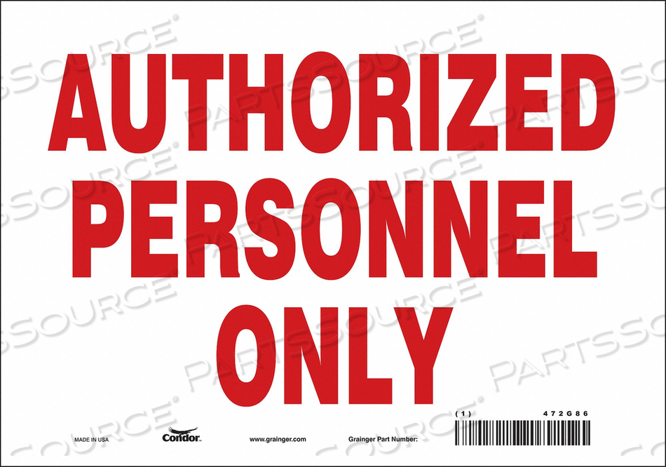 OEM#: 472G86J7005 ЗНАК БЕЗОПАСНОСТИ 10 Ш 7 В 0,004 ТОЛЩИНА от Condor