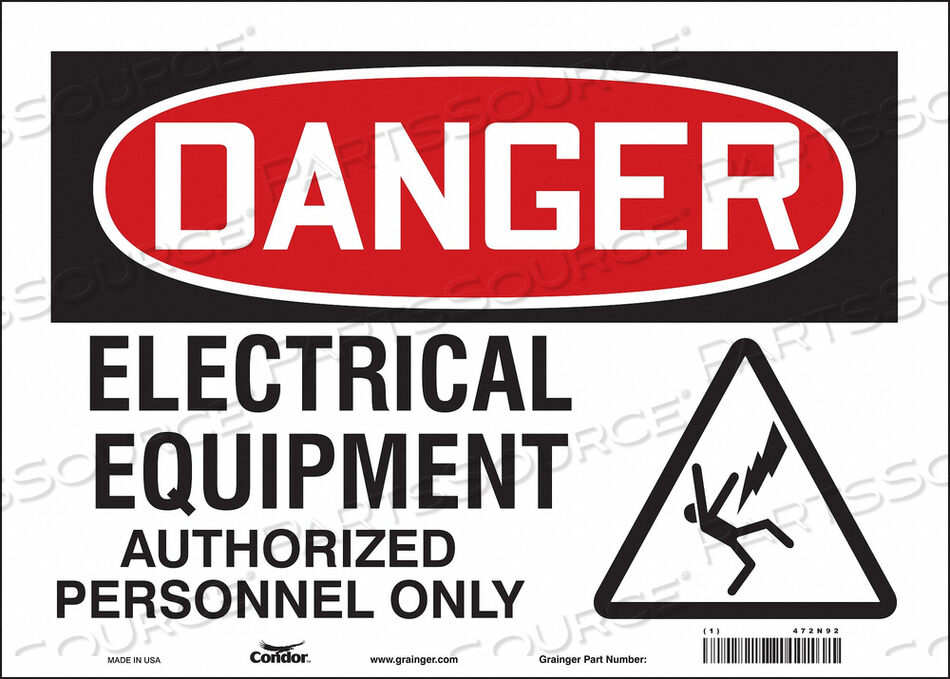 OEM#: 472N92ЗНАК БЕЗОПАСНОСТИ 14 Ш 10 В 0,004 ТОЛЩИНА от Condor