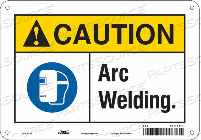 OEM#: 473V91SAFETY SIGN 10 W 7 H 0.032 THICKNESS by Condor