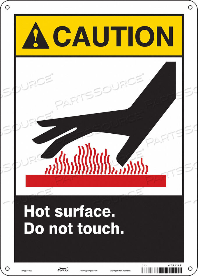 OEM#: 474Y32ЗНАК ОПАСНОСТИ 10 Ш X 14 В 0,055 ТОЛЩИНА от Condor