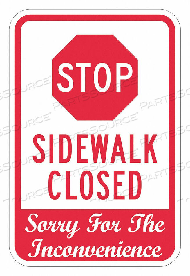 OEM#: T1-5046-EG_12X18УКАЗАТЕЛЬНЫЙ ЗНАК 12 Ш 18 В 0,080 ТОЛЩИНА от Lyle Signs Inc.