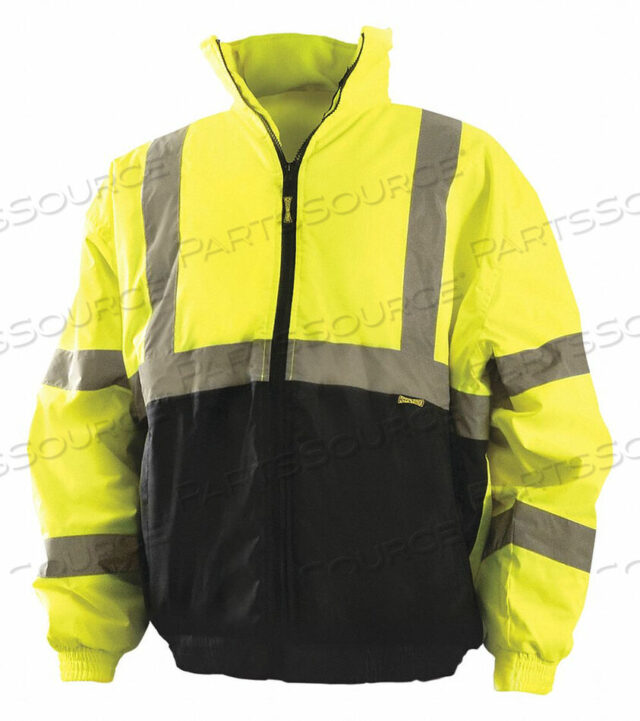 OEM#: LUX-250-JB-BYLVALUE КУРТКА-БОМБЕР КЛАССА 3 HI-VIS ЖЕЛТАЯ С ЧЕРНЫМ НИЗОМ L от Occunomix