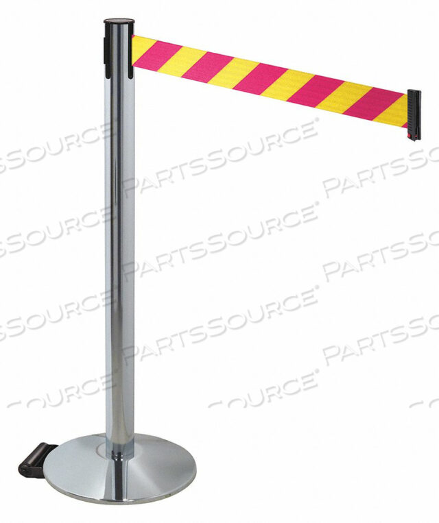 OEM#: 334PAPC-MYDBARRIER POST GRAY MAGENTA/YELLOW BELT от VISIONTRON Corp.