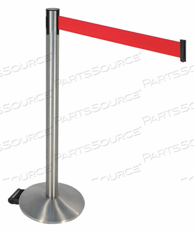 OEM#: 334SASS-RDBARRIER POST GRAY RED BELT W/WHEELS от VISIONTRON Corp.