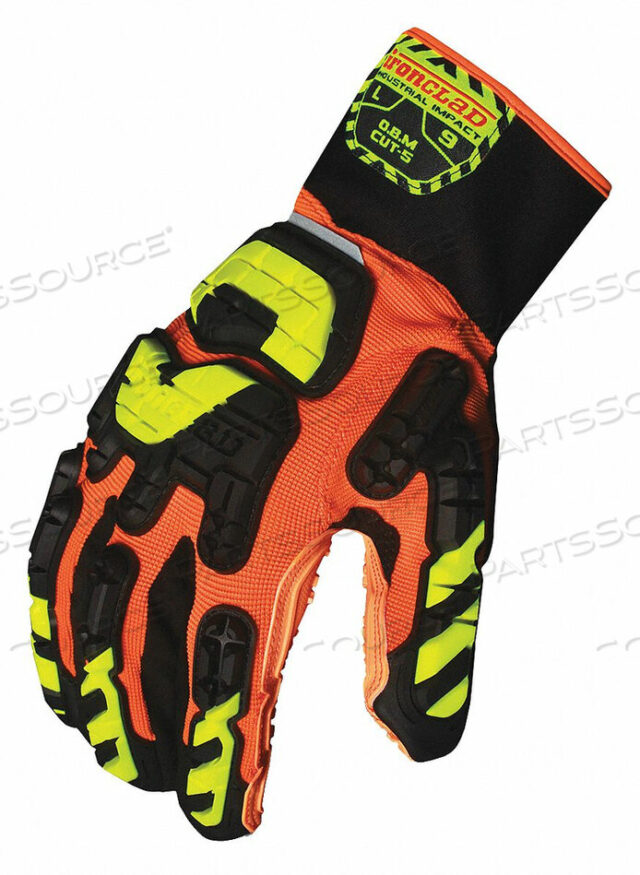 OEM#: VIB-OBMC5-07-XXXLJ4899 ПЕРЧАТКИ IMPACT RESIST 3XL ORNG/BLK/YLW PR от Ironclad