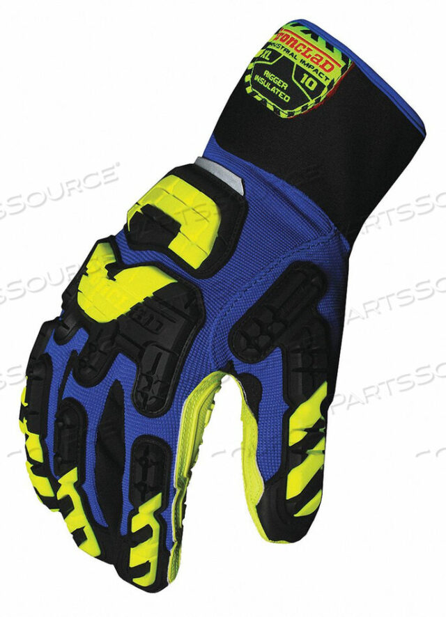 OEM#: VIB-RIGI-05-XLANTI-VIBRATN ПЕРЧАТКИ XL BL/BLK/GRN/YLLW PR от Ironclad