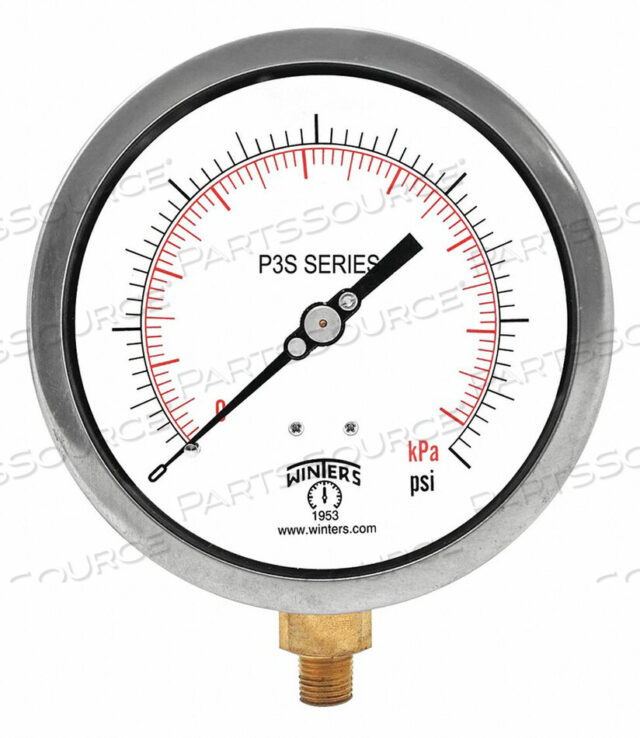 OEM#: P3S6078COMPOUND GAUGE 6 DIAL SIZE BLACK от Winters Instruments