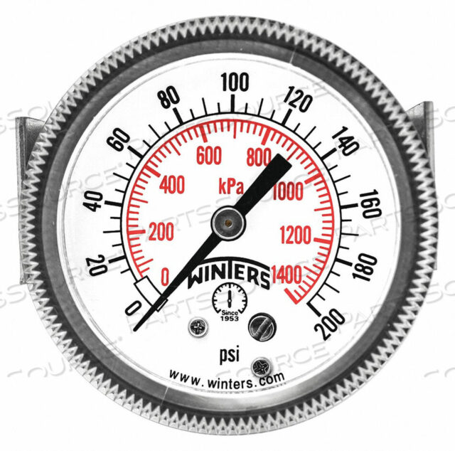 OEM#: P9U901410UCМАНОМЕТР 2 РАЗМЕР ЦИФЕРБЛАТА ЧЕРНЫЙ от Winters Instruments