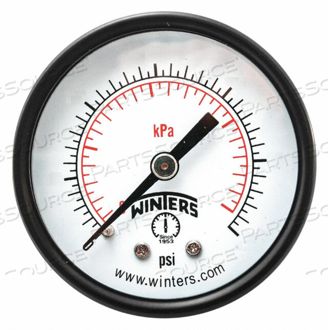 OEM#: PEM3412МАНОМЕТР 2-1/2 РАЗМЕР ЦИФЕРБЛАТА ЧЕРНЫЙ от Winters Instruments