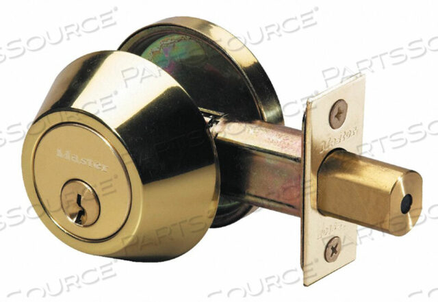OEM#: DS0603KADEADBOLT ОДНОЦИЛИНДРОВЫЙ ИЗ ПОЛИРОВАННОЙ ЛАТУНИ от Master Lock