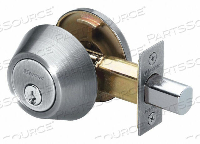 OEM#: DS0615KADEADBOLT ОДНОЦИЛИНДРОВЫЙ ИЗ МАТОВОГО НИКЕЛЯ от Master Lock