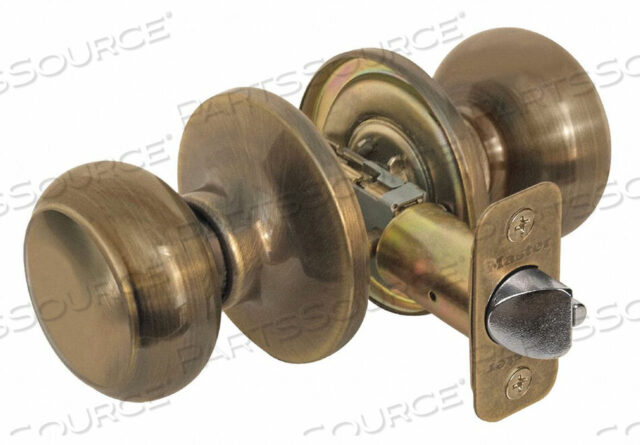 OEM#: RU0405BOXKNOB LOCKSET RUSK STYLE ANTIQUE BRASS от Master Lock