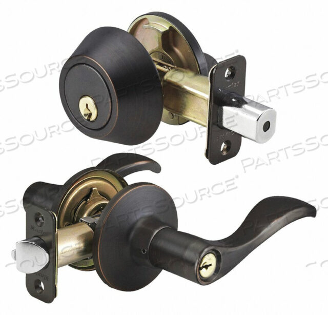 OEM#: WLC0612PKA4LEVER LOCKSET СТАРЕНАЯ БРОНЗА ВОЛНА от Master Lock