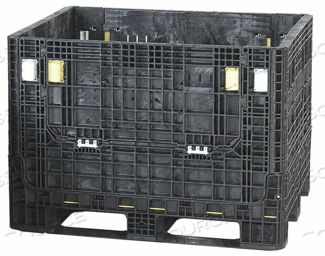 OEM#: HDR4048-34 ЧЕРНЫЙ СКЛАДНОЙ КОНТЕЙНЕР 39-5/8X47-5/16 ДЮЙМОВ от Lewisbins